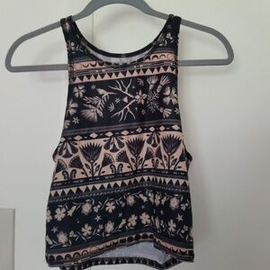 Tiki Women's Recycled Yoga Crop Tank Top